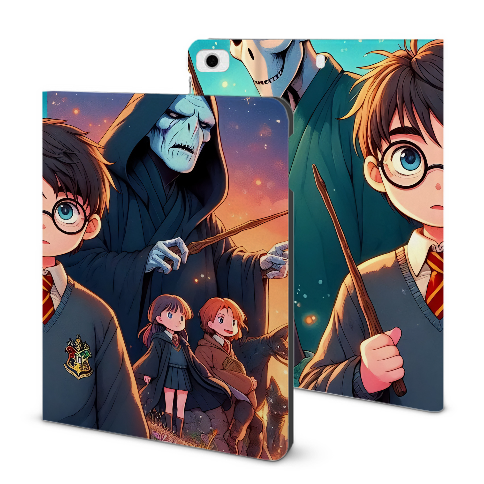 （画像用） Harry Potter ハリー・ポッターシリーズ IPad ケース ブック型 PUレザー TPU 耐衝撃 軽量 薄型 ペン収納なし 全面保護 IPad 各モデル対応